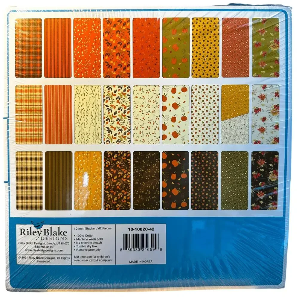 "Adel In Autumn" By Sandy Gervais  Riley Blake Designs 2021 NEW Layer Cake 10" - Picture 2 of 4